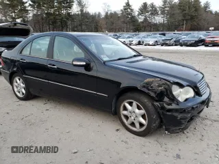 2004 Mercedes-Benz C 320 with VIN WDBRF64J34F480452, listed as a Copart auction lot 88259605 with 119,240 mi miles and Clean Title. Bid and sale history available at DreamBid. Image 4.