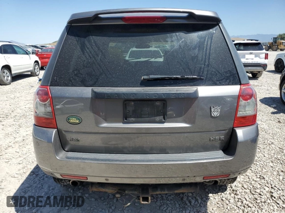 2008 Land Rover LR2 HSE with VIN SALFR24N18H058996, listed as a Copart auction lot 59496545 with 171,458 mi miles and Salvage title. Bid and sale history available at DreamBid. Image 6.