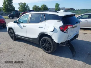 2024 GMC Terrain SLE with VIN 3GKALTEG3RL388266, listed as a IAAI auction lot 42582525 with 12,569 mi miles and . Bid and sale history available at DreamBid. Image 3.