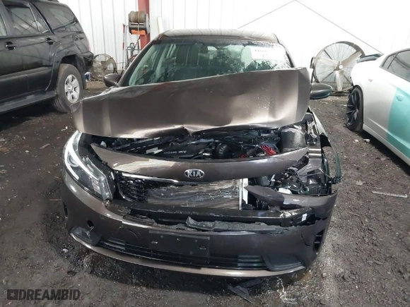 2017 Kia Forte LX with VIN 3KPFK4A75HE145707, listed as a IAAI auction lot 41808305 with 107,457 mi miles. Bid and sale history available at carsss.com. Image 6.