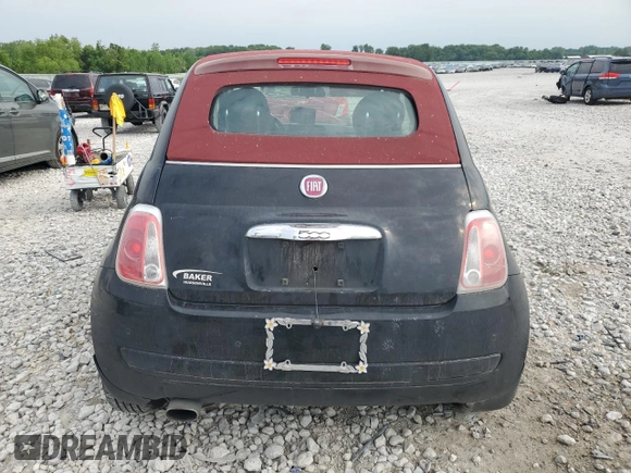 2015 FIAT 500 Pop with VIN 3C3CFFDR4FT663093, listed as a Copart auction lot 60199925 with 116,500 mi miles and Clean title. Bid and sale history available at DreamBid. Image 6.