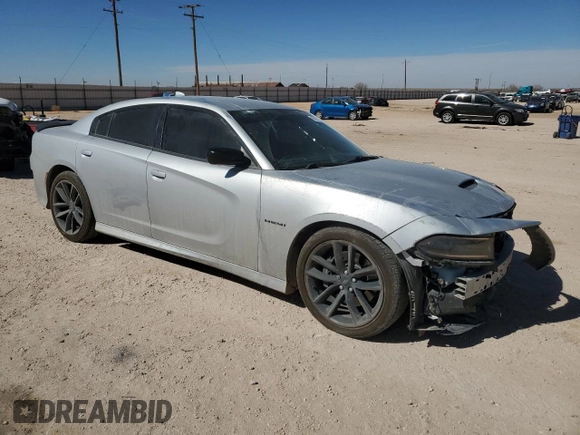 2022 Dodge Charger R/T with VIN 2C3CDXCT1NH192763, listed as a Copart auction lot 45672165 with 62,778 mi miles and Salvage Title. Bid and sale history available at carsss.com. Image 4.