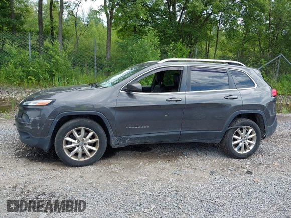 2014 Jeep Cherokee Limited with VIN 1C4PJMDB2EW216225, listed as a IAAI auction lot 42672551 with 151,799 mi miles and . Bid and sale history available at DreamBid. Image 14.