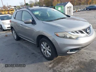 2012 Nissan Murano S with VIN JN8AZ1MWXCW240306, listed as a IAAI auction lot 40837860 with 238,376 mi miles. Bid and sale history available at carsss.com. Image 1.