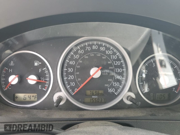 2005 Chrysler Crossfire Limited with VIN 1C3AN65L35X046887, listed as a Copart auction lot 55347975 with 155,037 mi miles and Clean Title. Bid and sale history available at DreamBid. Image 9.