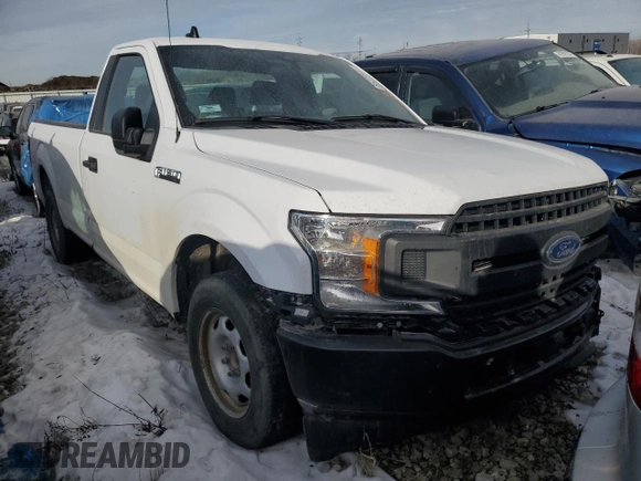 2020 Ford F-150 XL with VIN 1FTMF1CB4LKE94567, listed as a Copart auction lot 85223844 with 103,124 mi miles and Salvage title. Bid and sale history available at DreamBid. Image 4.
