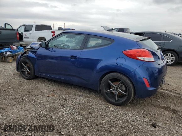 2017 Hyundai Veloster Value Edition with VIN KMHTC6ADXHU321696, listed as a Copart auction lot 45550025 with 188,063 mi miles and Salvage Title. Bid and sale history available at carsss.com. Image 2.