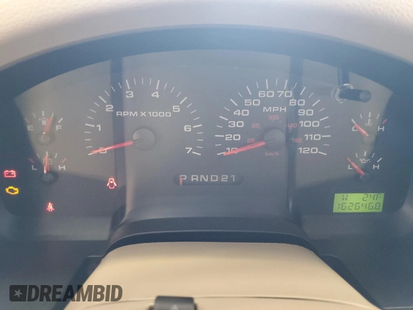 2004 Ford F-150 XL with VIN 1FTRF14584NC60950, listed as a Copart auction lot 45388855 with 162,646 mi miles and Clean title. Bid and sale history available at DreamBid. Image 9.