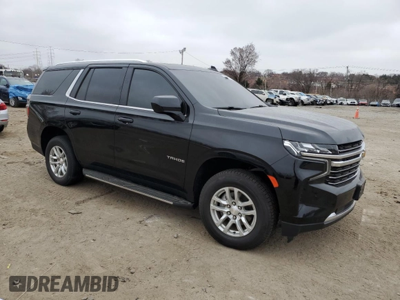 2022 Chevrolet Tahoe LT with VIN 1GNSKNKD4NR256426, listed as a Copart auction lot 48668185 with Not provided miles and Salvage title. Bid and sale history available at DreamBid. Image 4.