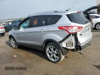 2015 Ford Escape Titanium with VIN 1FMCU0JX5FUA08248, listed as a Copart auction lot 53635435 with 120,010 mi miles and Salvage Title. Bid and sale history available at DreamBid. Image 2.