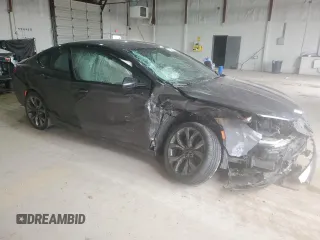 2016 Chrysler 200 S with VIN 1C3CCCBG7GN151936, listed as a Copart auction lot 48148455 with 63,256 mi miles and Salvage Title. Bid and sale history available at carsss.com. Image 4.
