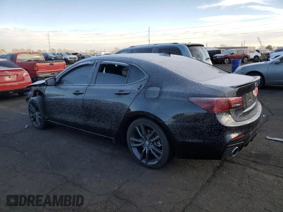 2019 Acura TLX w/A-Spec Pkg with VIN 19UUB1F63KA003695, listed as a Copart auction lot 85386954 with 46,361 mi miles and Salvage title. Bid and sale history available at DreamBid. Image 2.