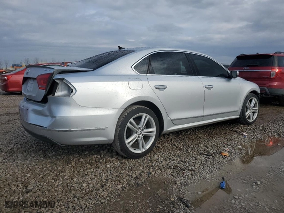 2014 Volkswagen Passat SEL Premium with VIN 1VWCS7A32EC021279, listed as a Copart auction lot 85785544 with 66,829 mi miles and Salvage Title. Bid and sale history available at carsss.com. Image 3.