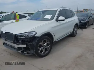 2023 BMW X3 sDrive30i with VIN 5UX43DP07P9P65068, listed as a IAAI auction lot 41935656 with 23,919 mi miles and . Bid and sale history available at DreamBid. Image 2.