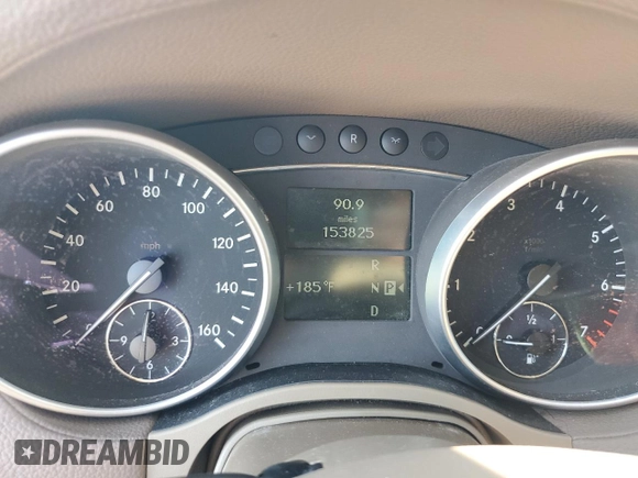 2007 Mercedes-Benz GL-Class with VIN 4JGBF71E27A271393, listed as a Copart auction lot 72500594 with 153,825 mi miles and Salvage Title. Bid and sale history available at carsss.com. Image 9.
