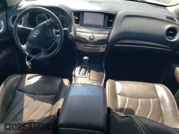 2015 Infiniti QX60 with VIN 5N1AL0MN6FC520143, listed as a Copart auction lot 51178675 with 114,577 mi miles and Salvage Title. Bid and sale history available at carsss.com. Image 8.