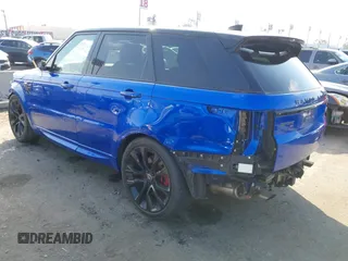 2021 Land Rover Range Rover Sport HST with VIN SALWS2RU2MA772532, listed as a IAAI auction lot 41394722 with 32,816 mi miles. Bid and sale history available at carsss.com. Image 3.