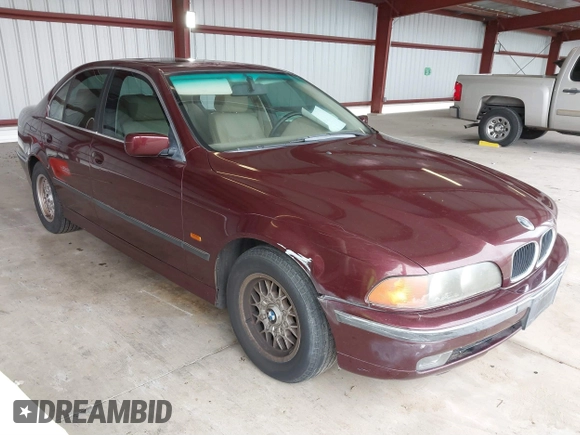 1997 BMW 5 Series 528iA with VIN WBADD6323VBW15656, listed as a IAAI auction lot 41777667 with 142,443 mi miles. Bid and sale history available at carsss.com. Image 1.