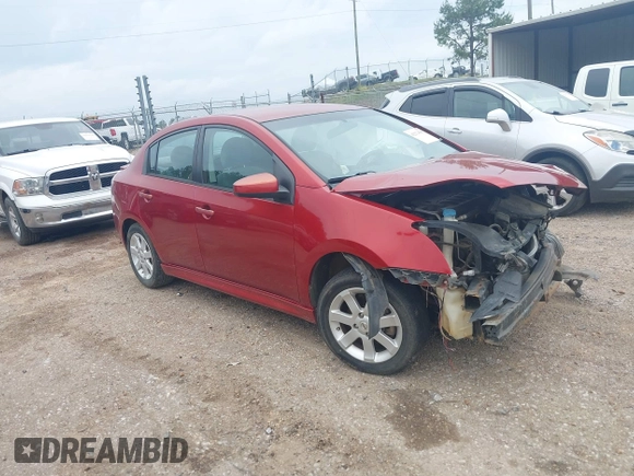 2010 Nissan Sentra S with VIN 3N1AB6APXAL693292, listed as a IAAI auction lot 42274597 with Not provided miles and . Bid and sale history available at DreamBid. Image 1.