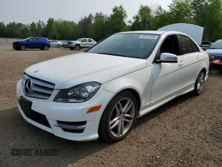 2013 Mercedes-Benz C 300 Sport with VIN WDDGF8AB8DG107330, listed as a Copart auction lot 58157995 with 102,332 mi miles and Salvage title. Bid and sale history available at DreamBid. Image 1.