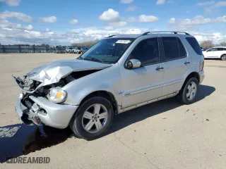 2005 Mercedes-Benz M-Class 3.7L with VIN 4JGAB57E75A518651, listed as a Copart auction lot 51687365 with 113,698 mi miles and Clean Title. Bid and sale history available at carsss.com. Image 1.