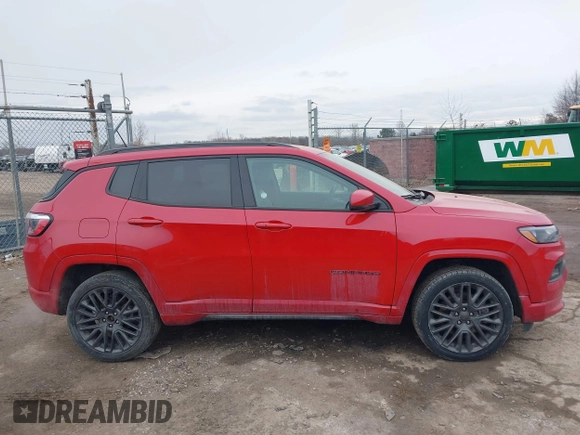 2023 Jeep Compass Limited with VIN 3C4NJDCN3PT543972, listed as a IAAI auction lot 41512777 with 45,464 mi miles and . Bid and sale history available at carsss.com. Image 13.