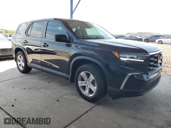 2023 Honda Pilot LX with VIN 5FNYG2H29PB015544, listed as a Copart auction lot 63485214 with 7,991 mi miles and Salvage Title. Bid and sale history available at carsss.com. Image 4.
