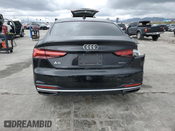 2023 Audi A5 Sportback Premium z VIN WAUABCF50PA026120, wystawiony jako Copart lot #48141855 z przebiegiem 38 272 mil mil oraz Szkoda całkowita • Salvage title. Historia ofert i sprzedaży dostępna na DreamBid. Obrazek 6.