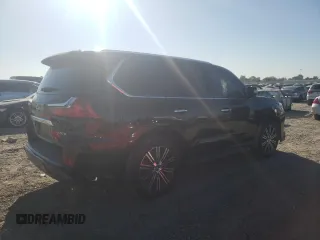 2020 Lexus LX with VIN JTJDY7AX9L4332897, listed as a Copart auction lot 71180324 with 42,878 mi miles and Salvage Title. Bid and sale history available at carsss.com. Image 3.