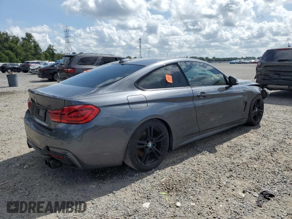 2018 BMW 4 Series 440i xDrive z VIN WBA4W9C57JAC99283, wystawiony jako Copart lot #60476195 z przebiegiem Nie podano mil oraz Czysty tytuł • Clean title. Historia ofert i sprzedaży dostępna na DreamBid. Obrazek 3.