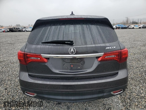 2016 Acura MDX with VIN 5FRYD3H2XGB003612, listed as a Copart auction lot 45007935 with 101,143 mi miles and Salvage Title. Bid and sale history available at carsss.com. Image 6.