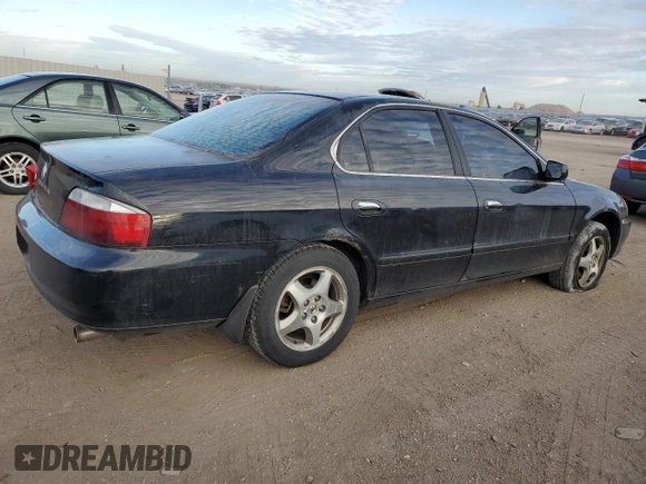 2003 Acura TL with VIN 19UUA56643A086128, listed as a Copart auction lot 50195005 with 172,376 mi miles and Salvage Title. Bid and sale history available at carsss.com. Image 3.