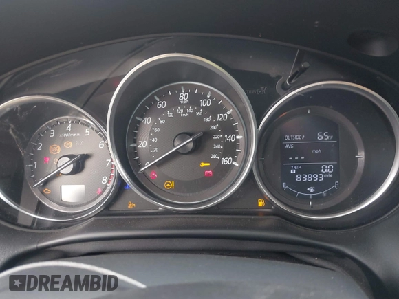2016 Mazda CX-5 Grand Touring with VIN JM3KE2DY9G0723921, listed as a IAAI auction lot 41681522 with 83,893 mi miles. Bid and sale history available at carsss.com. Image 7.