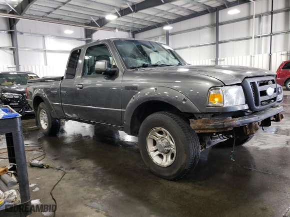 2008 Ford Ranger XLT with VIN 1FTYR44U08PA34603, listed as a Copart auction lot 61167773 with 113,710 mi miles and Salvage Title. Bid and sale history available at carsss.com. Image 4.
