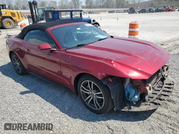 2017 Ford Mustang EcoBoost Premium with VIN 1FATP8UH7H5267437, listed as a Copart auction lot 50747185 with 6,779 mi miles and Salvage Title. Bid and sale history available at carsss.com. Image 4.