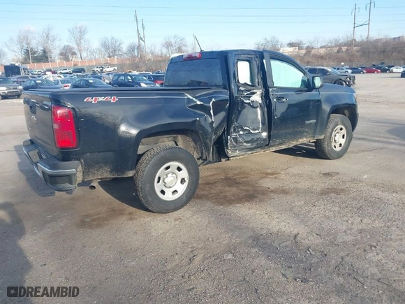 2020 Chevrolet Colorado 4WD Work Truck with VIN 1GCHTBEA9L1214443, listed as a IAAI auction lot 41563832 with 76,099 mi miles. Bid and sale history available at carsss.com. Image 4.