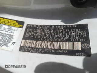 2005 Toyota Solara SE with VIN 4T1CA38P05U056643, listed as a Copart auction lot 40883954 with Not Provided miles and Non Repairable. Bid and sale history available at carsss.com. Image 12.