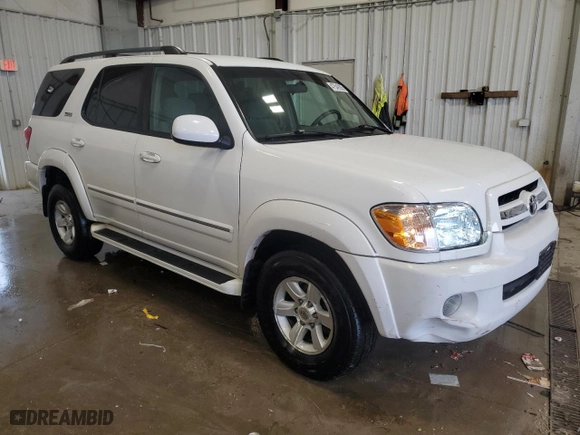 2006 Toyota Sequoia SR5 with VIN 5TDBT44A26S263705, listed as a Copart auction lot 47549295 with 221,213 mi miles and Non Repairable. Bid and sale history available at carsss.com. Image 4.