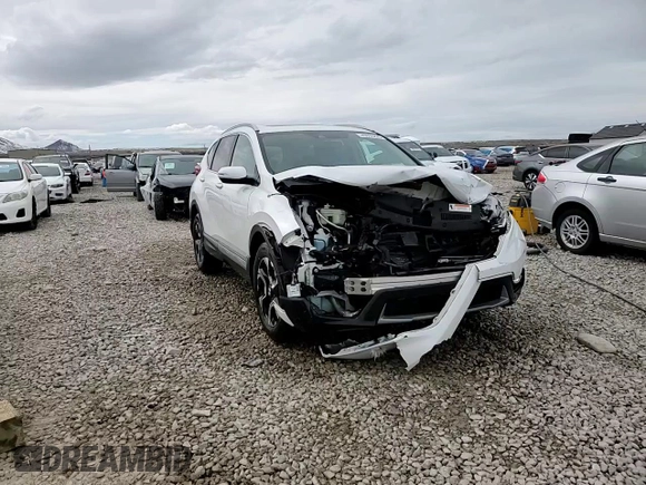 2019 Honda CR-V Touring with VIN 7FARW2H95KE015140, listed as a Copart auction lot 49655225 with 95,832 mi miles and Salvage Title. Bid and sale history available at carsss.com. Image 13.