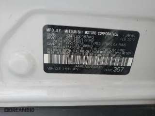 2017 Mitsubishi Outlander Sport SEL 2.4 with VIN JA4AR4AWXHZ041371, listed as a Copart auction lot 47019545 with 118,389 mi miles and Salvage Title. Bid and sale history available at carsss.com. Image 13.