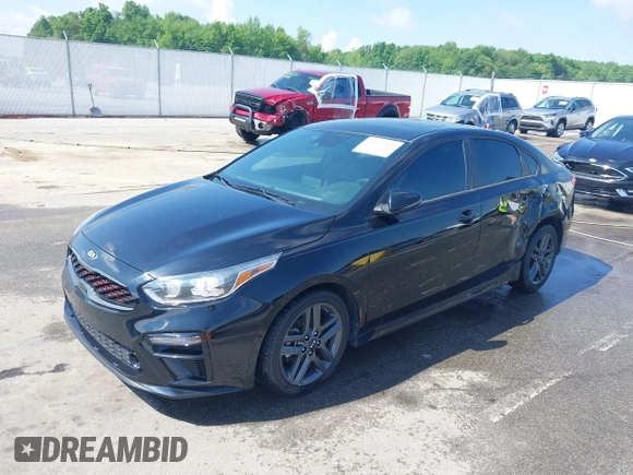 2021 Kia Forte GT-Line with VIN 3KPF34AD7ME281768, listed as a IAAI auction lot 42227522 with 50,645 mi miles and . Bid and sale history available at DreamBid. Image 17.