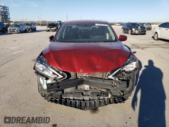 2019 Nissan Sentra S with VIN 3N1AB7AP5KY360122, listed as a Copart auction lot 47047585 with 80,859 mi miles and Salvage Title. Bid and sale history available at carsss.com. Image 5.