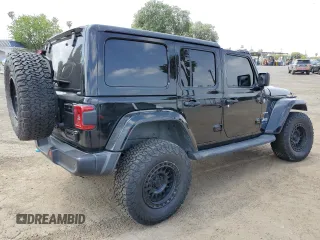 2024 Jeep Wrangler Sahara with VIN 1C4RJXP60RW116607, listed as a Copart auction lot 54562695 with 62,352 mi miles and Salvage title. Bid and sale history available at DreamBid. Image 3.