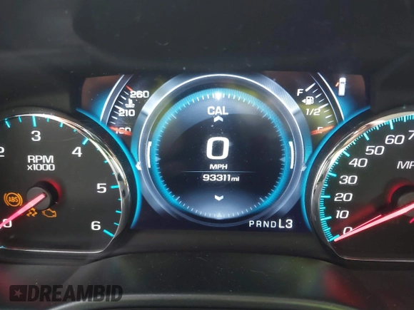 2017 GMC Sierra 1500 Denali with VIN 3GTU2PEJ4HG197560, listed as a IAAI auction lot 41814300 with 93,311 mi miles and . Bid and sale history available at DreamBid. Image 7.