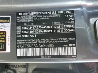 2022 Mercedes-Benz GLS with VIN 4JGFF5KE8NA620882, listed as a Copart auction lot 38109643 with 3,081 mi miles. Bid and sale history available at carsss.com. Image 13.