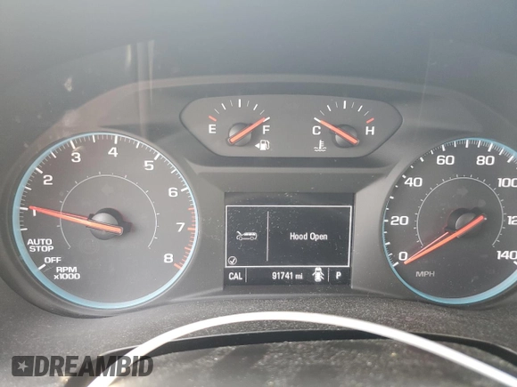2019 Chevrolet Traverse LT Cloth with VIN 1GNERGKW5KJ300739, listed as a Copart auction lot 59311695 with 91,741 mi miles and Salvage title. Bid and sale history available at DreamBid. Image 9.