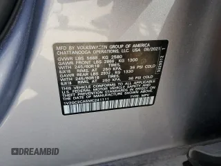 2021 Volkswagen Atlas S z VIN 1V2GC2CA5MC241111, wystawiony jako Copart lot #51863485 z przebiegiem 16 140 mil mil oraz Szkoda całkowita • Salvage title. Historia ofert i sprzedaży dostępna na DreamBid. Obrazek 12.