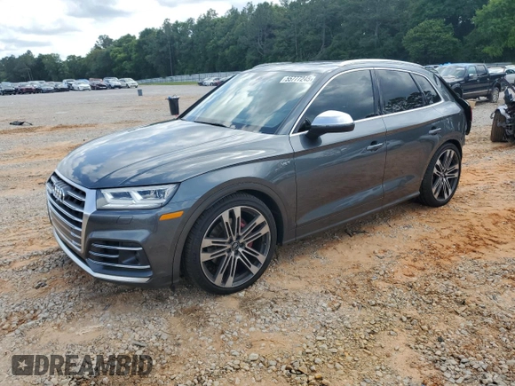 2018 Audi SQ5 Prestige с VIN WA1C4AFY8J2051105, выставлен на аукционе Copart как лот 55777245 с пробегом 50 273 миль миль и Списание • Salvage title. История ставок и продаж доступна на DreamBid. Изображение 1.