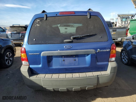 2007 Ford Escape Hybrid with VIN 1FMCU59H87KB77218, listed as a Copart auction lot 84735944 with 159,804 mi miles and Clean Title. Bid and sale history available at carsss.com. Image 6.