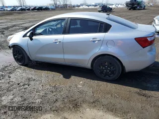 2015 Kia Rio LX with VIN KNADM4A39F6514695, listed as a Copart auction lot 52280395 with 136,824 mi miles and Salvage Title. Bid and sale history available at carsss.com. Image 2.